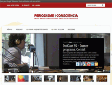 Tablet Screenshot of periodismeiconsciencia.org